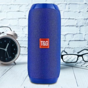 Портативна бездротова Bluetooth колонка T&G TG-117 Blue