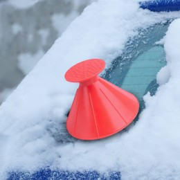 Автомобільний скребок для чищення лобового скла від снігу Funnel Snow Removal Червоний (205)