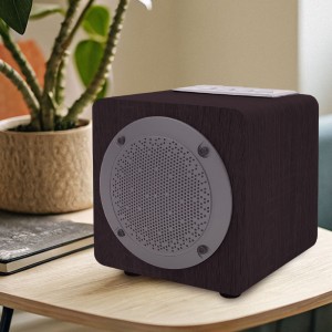 Портативная беспроводная колонка UKC BY3080 Bluetooth, Темное дерево (206)