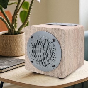 Портативна бездротова колонка UKC BY3080 Bluetooth, Світле дерево (206)