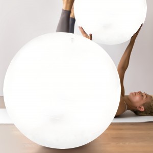 Мяч для фитнеса и йоги фитбол Yoga Ball 65 см Белый (HA-330)