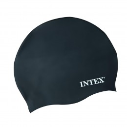 Универсальная силиконовая шапочка для плавания Intex 55992 от 8 лет Черный