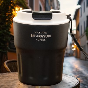 Термокружка-термос із кришкою нержавіюча сталь 0667 Sitarayuri 290 мл Чорний (1142) Термокружка-термос із кришкою нержавіюча сталь 0667 Sitarayuri 290 мл Чорний (1142)