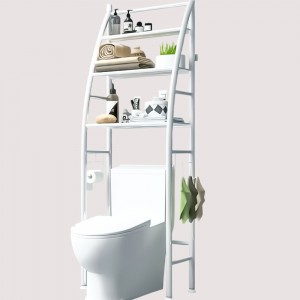 Напольный стеллаж-этажерка над унитазом Sailboat Toilet Rack TM-0092, Белый