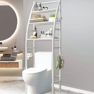 Напольный стеллаж-этажерка над унитазом Sailboat Toilet Rack TM-0092, Белый