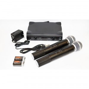 Радиосистема с 2 вокальными динамическими радиомикрофонами Shure UT4 UHF-2 Sm58 (ЖЯ)