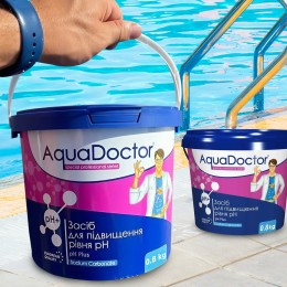 Универсальное эффективное средство для повышения уровня pH в бассейне Aquadoctor pH Plus 0.8 кг 36558 (AT)