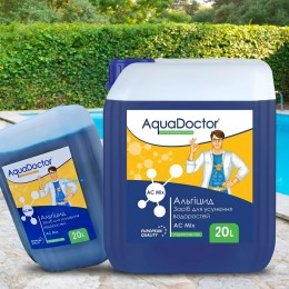Универсальная химия для очистки и дезинфекции бассейна AquaDoctor АС MIX альгицид 20л 021652 (AT)