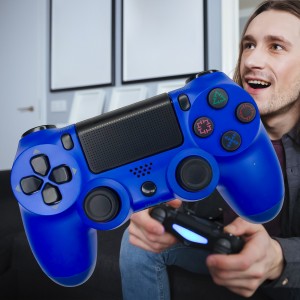 Беспроводной игровой джойстик-геймапд Double-motor 4 Синий (YAB)