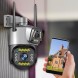 Вулична Wi-Fi камера з автотрекінгом та подвійною лінзою для 360° огляду (YAB)