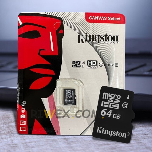 Карта пам'яті KINGSTON MicroSDHC 64GB Class 10