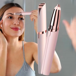 Універсальний портативний безшумний жіночий тример Finishing Touch Flawless Brows Рожевий (YAB)