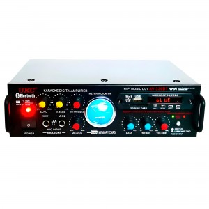 Универсальная аудиосистема для усиления звука UKC AV-339BT Bluetooth WRAT (YAB)