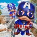 Надувний фольгований шар Captain America 75×44 см (YAB)
