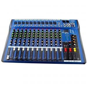 Активный профессиональный 12-канальный пульт аудио микшер для обработки звука 5682 Bluetooth (YAB)