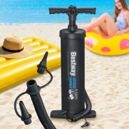 Ручной насос Bestway 62030 Air Hammer 48 см универсальный 3 насадки, объем 3.5 л, накачка/откачка (LM)