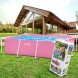 Каркасний басейн Intex 28266 Rectangular Frame Pool  220 x 150 x 60 см, Рожевий (I24)