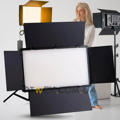 Портативна знімна студійна лампа-прожектор для яскравого освітлення Light KIT Pro LED U800+