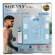 Цифровые напольные весы Sokany SK-19019 до 180 кг с Bluetooth-синхронизацией, Голубой (4393)
