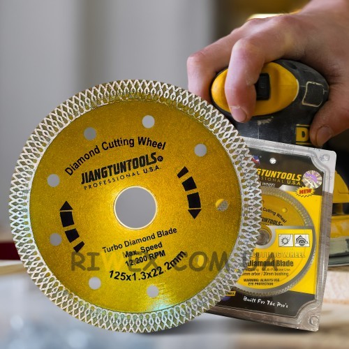 Синтерированный тонкий алмазный диск-резак Jiangtuntools 22,23 мм/20 мм (YAB)