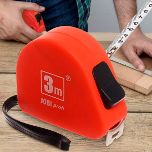 Вимірювальна будівельна універсальна рулетка jobo profi 3м (YAB)