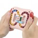 Интеллектуальная игра Magic Bean Cube 1688-1 развивающая головоломка-лабиринт 2-в-1, размер 11×10 см, Розовый (YAB)