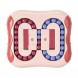 Интеллектуальная игра Magic Bean Cube 1688-1 развивающая головоломка-лабиринт 2-в-1, размер 11×10 см, Розовый (YAB)