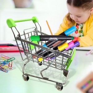 Декоративний міні візок-органайзер Mini Truck 12,5×11×8 см, міні-візок з супермаркету, Салатовий (YAB) Декоративний міні візок-органайзер Mini Truck 12,5×11×8 см, міні-візок з супермаркету, Салатовий (YAB)