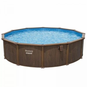 Круглий каркасний басейн із пісочним фільтром, сходи, тент, дозатор Bestway 561CS, 550 x 130 см 27221 л