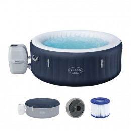 Надувное джакузи-СПА аэромассаж 4 места, фильтр-насос Lay-Z-Spa Miami, Bestway 6001C, 180 х 66 см 669 л