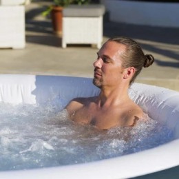 Надувное джакузи-СПА аэромассаж 4 места, фильтр-насос Lay-Z-Spa Miami, Bestway 6001D, 196 х 66 см 908 л