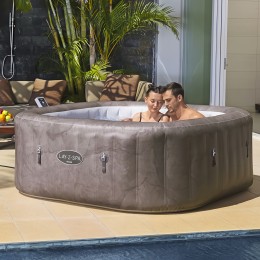 Надувное джакузи-СПА аэромассаж 6 мест, фильтр-насос Lay-Z-Spa Rome, Bestway 6001K, 180 х 71 см 840 л