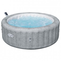 Надувне джакузі-СПА аеромасаж 6 місць, фільтр-насос Lay-Z-Spa Bali, Bestway 6001N, 196 х 71 см 980 л