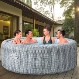 Надувное джакузи-СПА аэромассаж 6 мест, фильтр-насос Lay-Z-Spa Bali, Bestway 6001N, 196 х 71 см 980 л