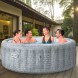 Надувное джакузи-СПА аэромассаж 6 мест, фильтр-насос Lay-Z-Spa Bali, Bestway 6001N, 196 х 71 см 980 л