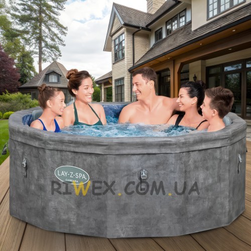 Надувное джакузи-СПА аэромассаж 6 мест Lay-Z-Spa Carrara Bestway 6001V, 170 х 65 см 850 л