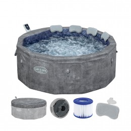 Надувное джакузи-СПА аэромассаж 6 мест Lay-Z-Spa Carrara Bestway 6001V, 170 х 65 см 850 л
