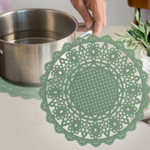 Силиконовая подставка-прихватка под горячее TengFei, 2 шт, модель 886 (18×18 см), Зеленый (YAB) Силиконовая подставка-прихватка под горячее TengFei, 2 шт, модель 886 (18×18 см), Зеленый (YAB)