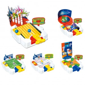  Настольная спортивная игра 5в1 Sport Game G55095/8007 - футбол, баскетбол, боулинг, аэрохоккей, сквиболл (NI)