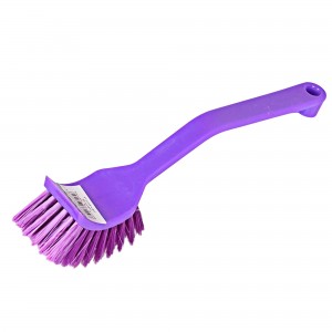 Універсальна пластикова кухонна щітка для миття посуду з ручкою 19см Фіолетовий (YAB) Універсальна пластикова кухонна щітка для миття посуду з ручкою 19см Фіолетовий (YAB)