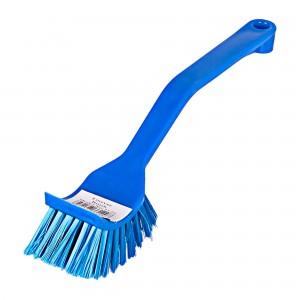 Універсальна пластикова кухонна щітка для миття посуду з ручкою 19см Синій (YAB) Універсальна пластикова кухонна щітка для миття посуду з ручкою 19см Синій (YAB)