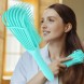 Расческа продувная антистатическая для густых волос с распоркой трансформер Бирюзовый (YAB)
