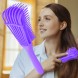 Расческа продувная антистатическая для густых волос с распоркой трансформер Сиреневый (YAB)