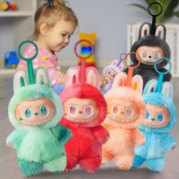Детская подвесная мягкая плюшевая игрушка сюрприз-брелок Labubu HaveASeat/TheMonsters Серия №3