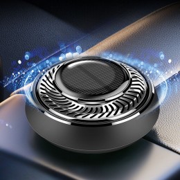 Розумний ароматизатор автомобільний Electromarnetic з сонячною панеллю, Чорний