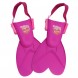 Яркие детские ласты Diver Swim B645582 с открытой пяткой, Розовый