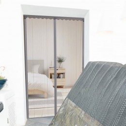  Дверная антимоскитная шторка на магнитах Magnetic Mesh 210×100 см, серая