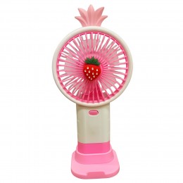 Портативный ручной-настольный вентилятор miniFan 99006-3 (USB-A - DC) Розовый (YAB)