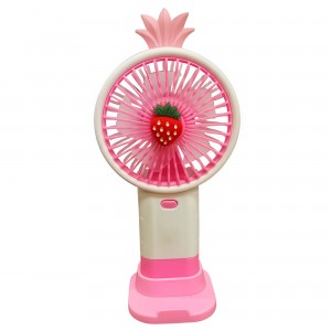 Портативний ручний-настільний вентилятор miniFan 99006-3 (USB-A - DC) Рожевий (YAB)