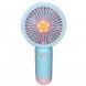 Портативный ручной-настольный вентилятор miniFan 99010-2 (USB-A - DC) Голубой (YAB)